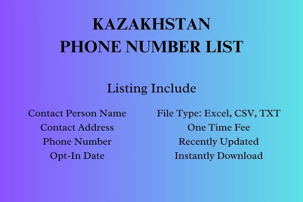Kazakhstan phone number list
