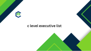 c level executive list